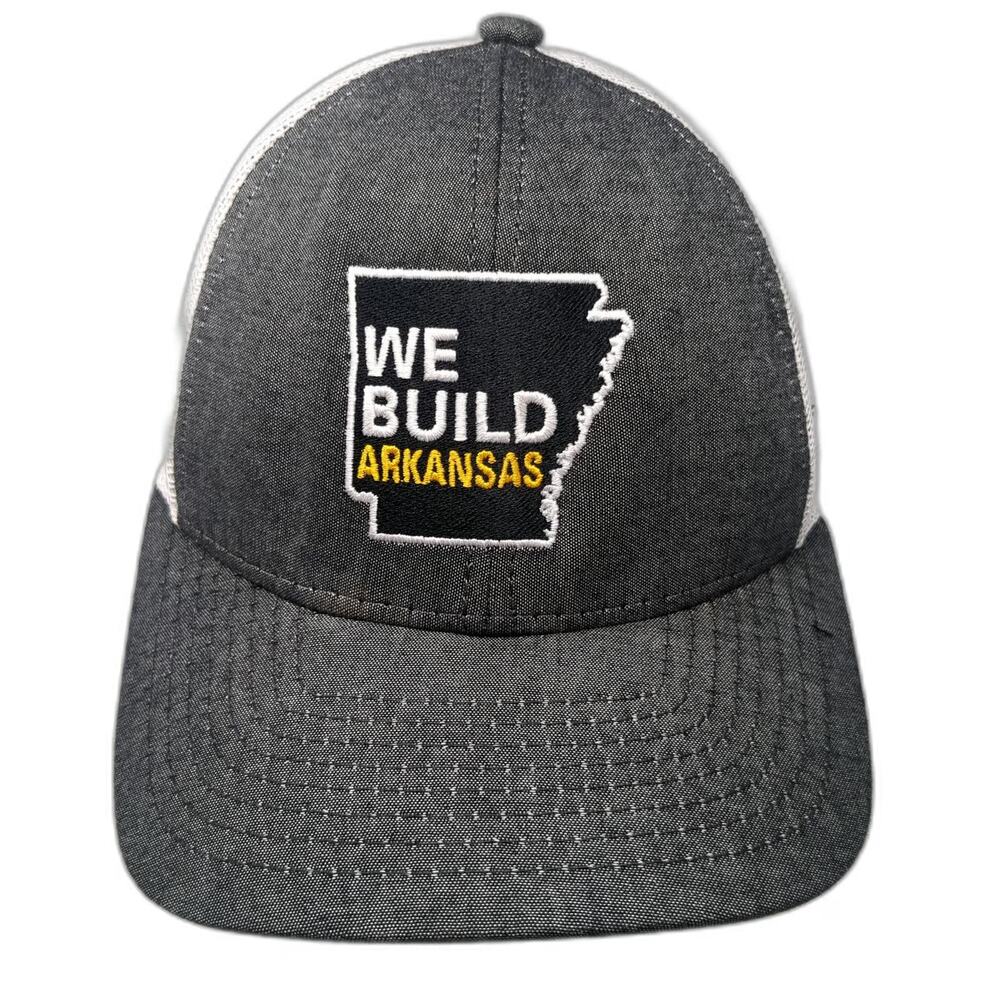 Outdoor Cap Riggs Cat Arkansas Hat Gray Baseball Cap One Size Mesh Slideback